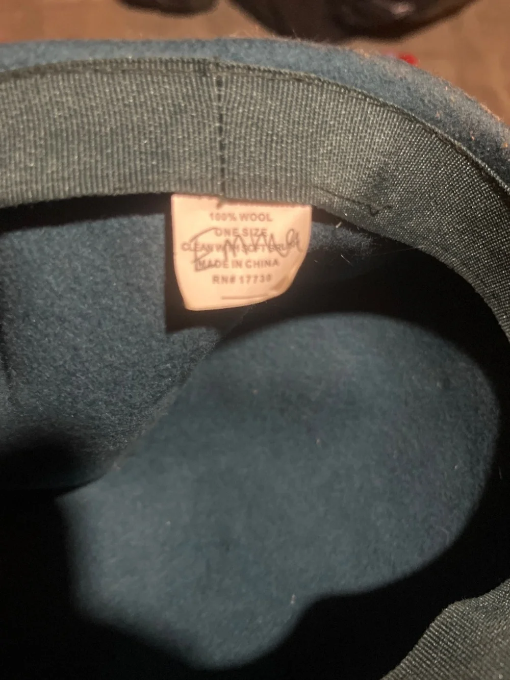 100% Wool Felt Brimmed Hat